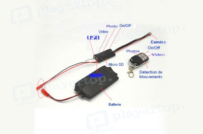 camera espion avec batterie